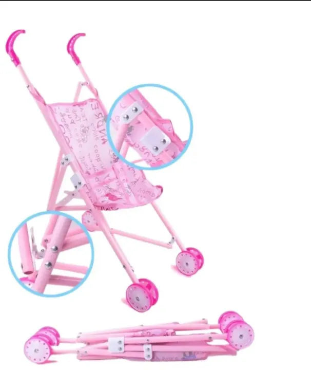 Children’s Doll Stroller 20" – Foldable Model