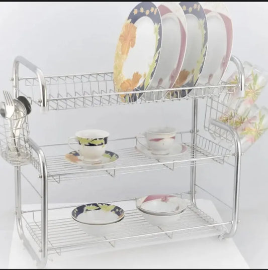 3-Layer Dish Drying & Storage Rack