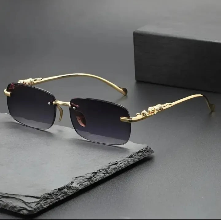 Elite Metal Rimless Shades