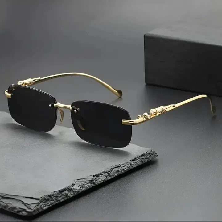 Elite Metal Rimless Shades