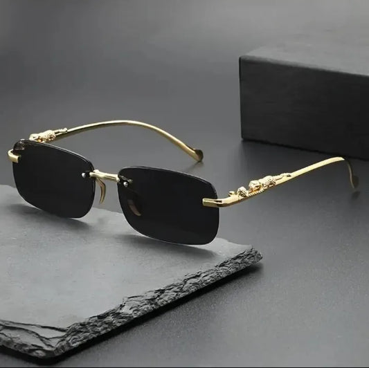 Elite Metal Rimless Shades