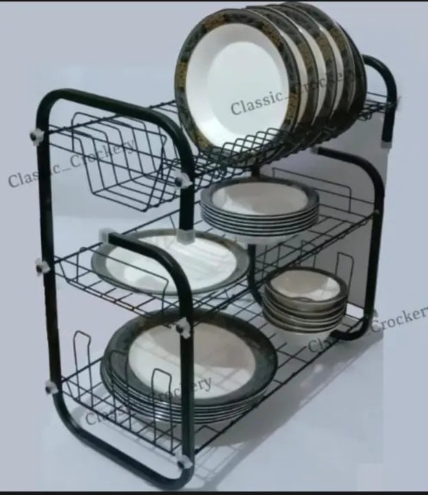 3-Layer Dish Drying & Storage Rack