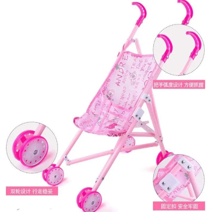 Children’s Doll Stroller 20" – Foldable Model