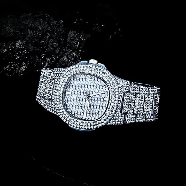 Stylish Iced Out Watch for Boys & Men