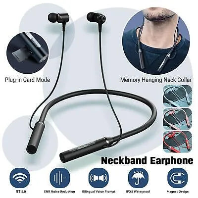 Waterproof Magnetic Bluetooth Neckband