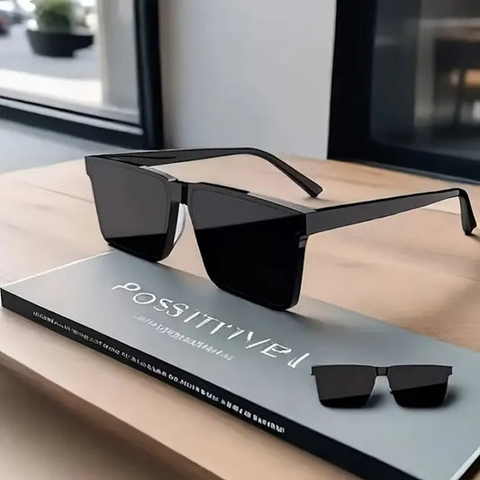 Premium Oversize Black & Brown Shades